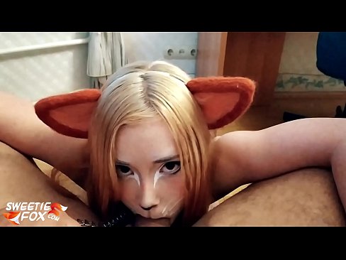 ❤️ Kitsune loro dick na kụkọba n'ọnụ ya ❌ Ihe gba ọtọ ❌️